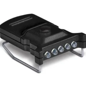 Cyclops Micro Hat Clip Light - 5 LED Bulb White Black