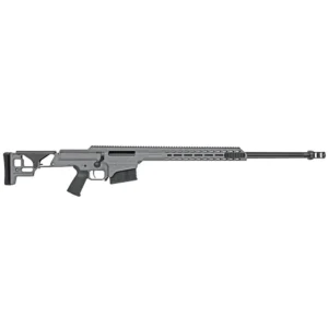 Barrett SMR MRAD Fixed Stock Rifle .338 Norma Magnum 10rd Magazine(1) 26'' Fluted Barrel Tungsten Grey Finish