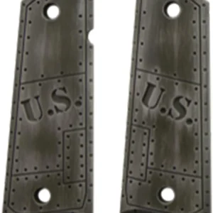 Hogue Govt. Model Aluminum - 1911 U.S. Green Distressed Grip