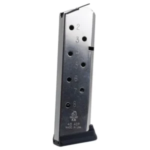 Check-Mate Full Size 1911 Handgun Magazine Stainless Steel .45 ACP 8/rd