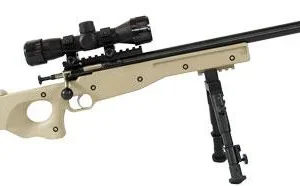 Crickett Precision Rifle .22lr Pkg Includes Bipod Scope w/Shade & Rail