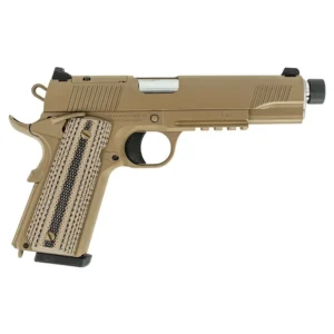 Tisas 1911 B45RGD TH Raider Handgun .45 ACP 8rd Magazines(2) 5.5" Threaded Barrel FDE Cerakote