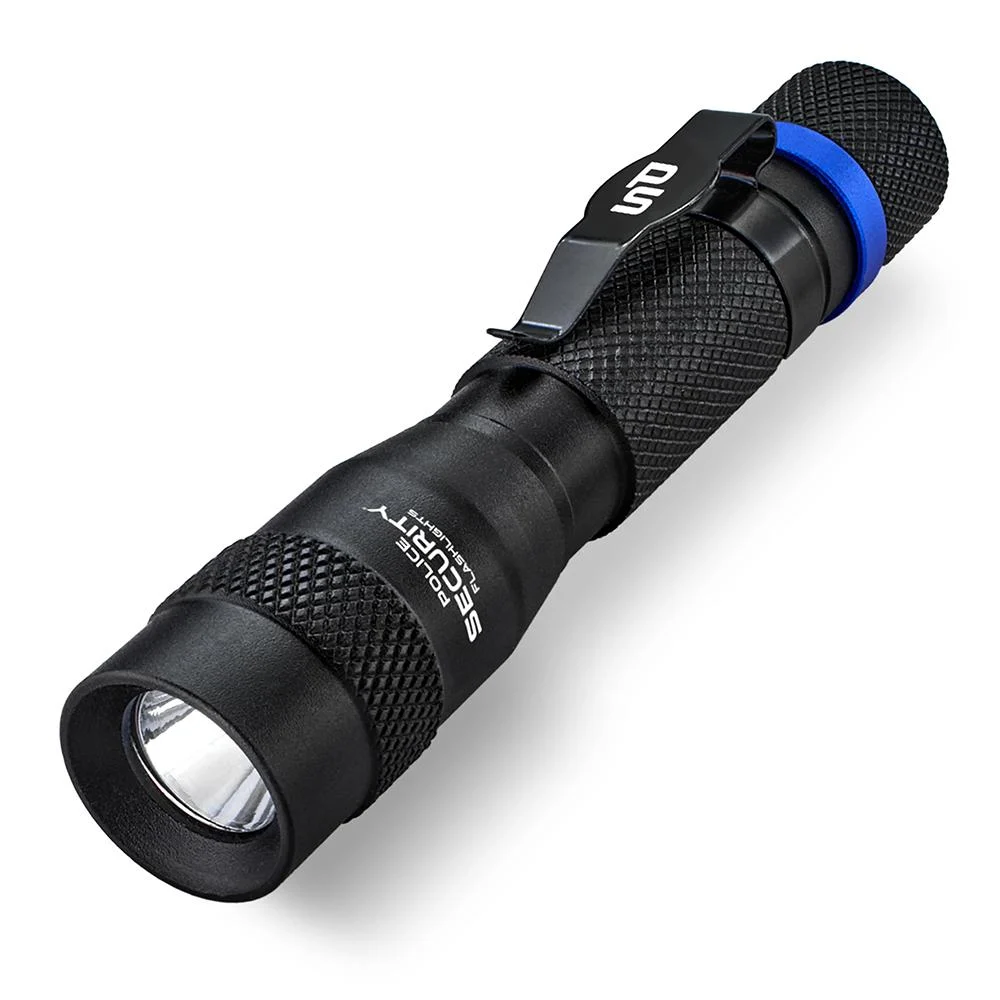 Police Security Flashlights Mole Flashlight 45 Lumens Black