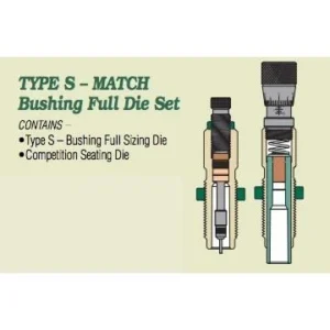 Redding Type S Match Bushing Full Die Set 6.5 PRC