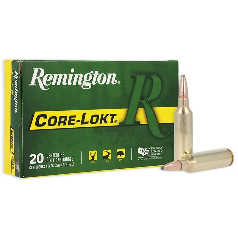 Remington Core-Lokt Rifle Ammunition .270 WSM 130 gr PSP 3285 fps 20/ct