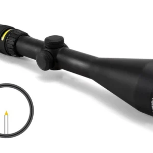 Trijicon Accupoint Rifle Scope - 2.5-10x56mm Amber Triangle 37.6-10.1' 4.1-2.8" Matte