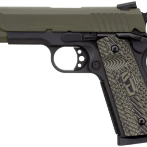 Taurus PT1911 Commander Cerakote Mill Spec Green .45 ACP 8rd Magazine 4.25" Barrel VZ Grip