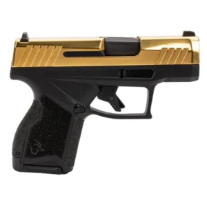 Taurus GX4 Handgun 9mm Luger 11rd (1) & 13rd (1) Magazines 3" Barrel Gold Slide and Black