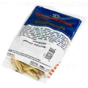 Winchester Unprimed Brass Handgun Cartridge Cases 100/ct .380 ACP