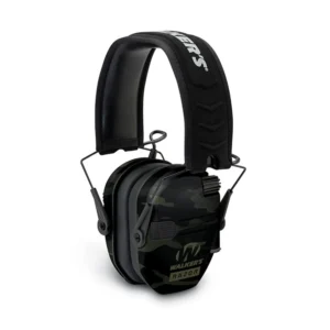 Walker's Razor Slim Shooter Folding Electronic Muff--Camo Grey