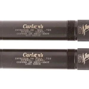 Carlson's Delta Waterfowl Extended Mid and Long Range Choke Tubes for 12 ga Browning Invector DS 2/ct